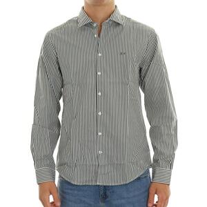CAMICIA A RIGHE VERDE